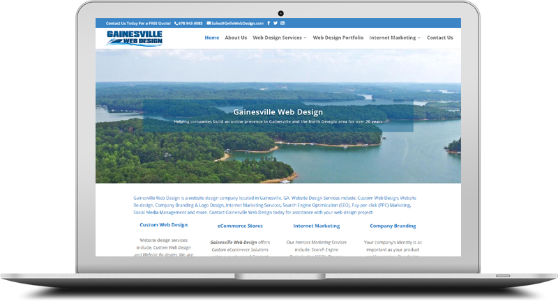 Gainesville GA Web Designers - Test Website